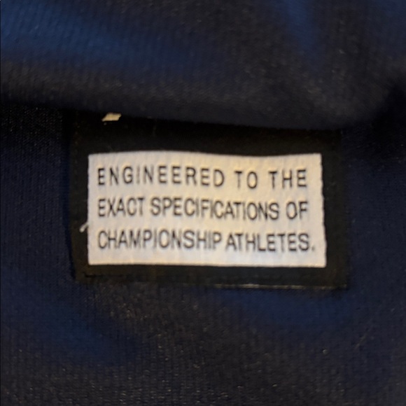 Nike sleeveless jersey blue white rubberized stripes on the side size 2XL - Picture 7 of 12